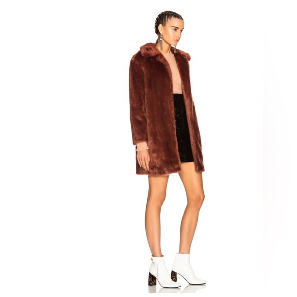 Like new Frame Faux Fux coat